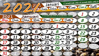 The basic easy way of 2021 calendar design [upl. by Mikiso]