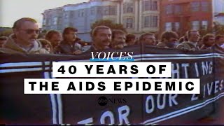 HIV survivors reflect on 40 years of AIDS epidemic l ABC News [upl. by Kcirtap164]