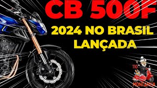 CB 500F 2024 OFICIAL Honda Brasil lança ela [upl. by Atnuahsal128]