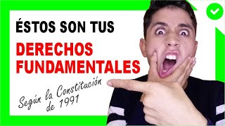 ✅ Cuáles son los DERECHOS FUNDAMENTALES en Colombia en la CONSTITUCIÓN de 1991  DERECHO COLOMBIANO [upl. by Presley]