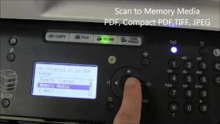 i SENSYS Memory Media ScanampPrint with MF6100 series [upl. by Aliza348]