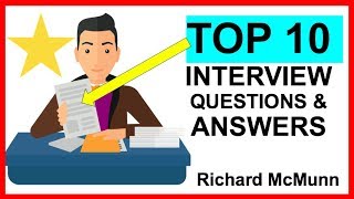 TOP 10 INTERVIEW Questions and ANSWERS PASS [upl. by Atirat]