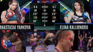 Bellator MMA Anatasia Yankova Vs Elina Kalliondou Post Fight Analysis [upl. by Eolanda]