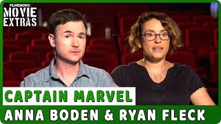 CAPTAIN MARVEL  Onset Interview with Anna Boden amp Ryan Fleck quotDirectorsquot [upl. by Defant]