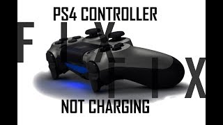 PS4 CONTROLLER NOT CHARGING EASY FIX 100 WORKING [upl. by Phina]