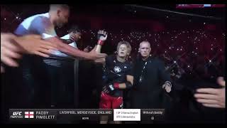 The Most Insane Walkout Since Conor McGregor Paddy The Baddy Pimblett Walkout Entrance [upl. by Anyzratak144]