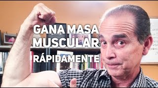 ¡REVELADO CÓMO GANAR MASA MUSCULAR después de los 50 AÑOS SARCOPENIA MORTAL [upl. by Sonstrom]