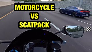 MY GSXR 1000 Vs SCATPACK 🚗🏁 [upl. by Allesor]