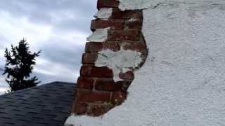 Stucco Chimney Repair Crown Flashing Drip Edge  Flue Guru [upl. by Megargee437]