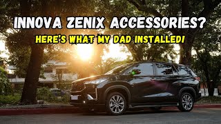 My dad put accessories on our Toyota Innova Zenix Hybrid  GIVEAWAY TIME [upl. by Eirena]