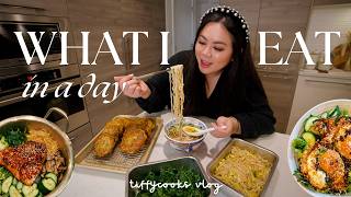 realistic what i eat in a day easy comfort recipes [upl. by Morehouse]