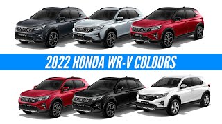 2022 Honda WRV  All Color Options  Images  AUTOBICS [upl. by Aralomo908]