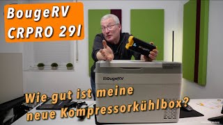 BougeRV KompressorKühlbox CRPRO mit MiniAkku Option  Review amp Test [upl. by Imas]