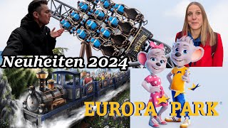 Europa Park Neuheiten 2024 I Voltron Shows Gastronomie Alpenexpress Opening Date [upl. by Kelvin]