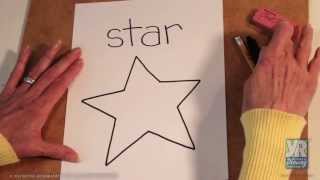 Teaching Kids How to Draw How to Draw a Star [upl. by Emmons]