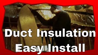 How To Install HVAC Duct Insulation Like A Pro [upl. by Chappy679]