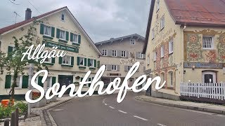 Impressionen aus der Stadt Sonthofen  eine malerische Stadt im Allgäu [upl. by Atikahc]