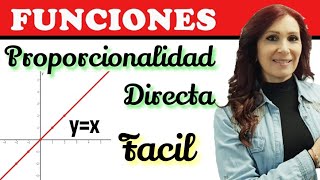 FUNCIÓN DE PROPORCIONALIDAD DIRECTAFUNCIONES LINEALES [upl. by Charbonnier]