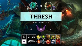 Thresh Support vs Nautilus  KR Master Patch 1413 [upl. by Hnahc]