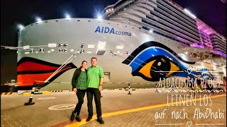 AIDAcosma Vlog2  Leinen los in Dubai und auf nach Abu Dhabi [upl. by Krucik224]