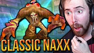 Asmongold Raids Naxxramas for the FIRST TIME The Plague Wing  Classic WoW PTR [upl. by Benni]