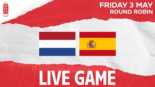 LIVE  Netherlands vs Spain  2024 IIHF Ice Hockey World Championship  Division I  Group B [upl. by Rodl391]