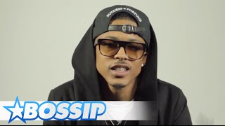 August Alsina Says Hes A Real Na  BOSSIP [upl. by Aleacim113]