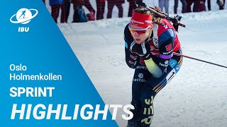 World Cup 2223 Oslo Holmenkollen Women Sprint Highlights [upl. by Ecnarepmet]