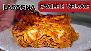 Lasagna al Ragù Facile e Veloce  Ricetta Tradizionale Italiana primo piatto irresistibile [upl. by Nileuqcaj401]