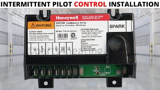 Universal Gas Furnace Intermittent Pilot Control Installation Honeywell s8610u [upl. by Orlosky414]