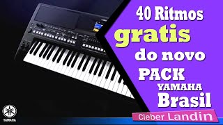 100 RITMOS GRATIS DO NOVO PACK YAMAHA BRASIL [upl. by Liarret]