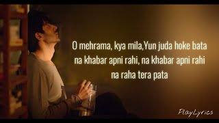 Mehrama Song lyrics  Darshan Raval  Antara Mitra  Love Aaj Kal [upl. by Nawad]