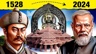 Ram Mandir Ayodhya 🔥 A Historical Journey Of 500 Years  Inauguration  History  Live Hindi [upl. by Moynahan]