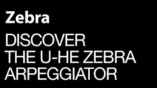 Uhe Zebra  Discover the Zebra Arpeggiator  How To Tutorial [upl. by Aihsoem]