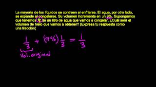 Problemas escritos con números racionales Ejemplo 1 [upl. by Nike]