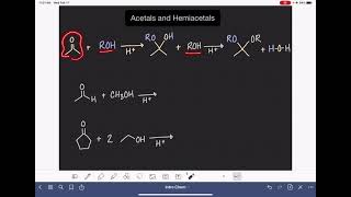 33 Acetals and hemiacetals [upl. by Oitaroh]