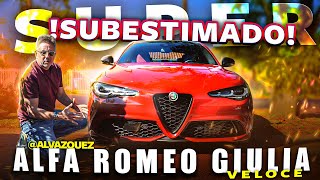 2024 Alfa Romeo GIULIA VELOCE ¿Puede vencer a Audi BMW Mercedes [upl. by Akel618]