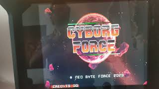 Cyborg Force neobyte studio running on mvsx émulation neo geo [upl. by Auhsohey]