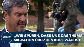 BRANDBESCHLEUNIGER SOLINGEN MesserTerror vor Wahlen in Ostdeutschland befeuert Migrationsdebatte [upl. by Farnsworth516]