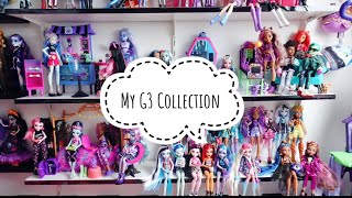 My Monster High G3 Collection 👻 2024 [upl. by Fachanan260]