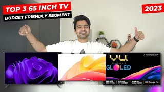 Best 65 Inch TV in India 2023 ⚡ Top 3 65 Inch TVs Under 60K  Best 65 Inch TV 2023 [upl. by Lavoie]