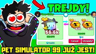 TREJDY ORAZ MAKSUJEMY PET SIMULATOR 99đź±ZA DARMO ROBUX GAMEPASSY HUGE Okienkađź§‘â€ŤđźŽ„ [upl. by Lower562]