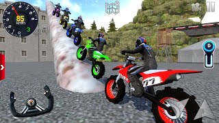 Impossible Bike Stunts Driving  Dirt Bikes Racing Simulator 2024  Android  IOS gameplay FHD [upl. by Annoek]