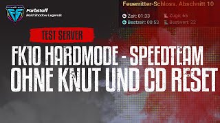 Raid Shadow Legends  FK 10 HM Speedteam ohne Knut und CD Reset  Senna MVP TestServer [upl. by Ninnahc]