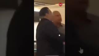 Abogado AGREDE a Noroña en el Aeropuerto de CdMx [upl. by Ailed]