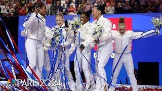 US Olympic Womens Gymnastics 2024 Paris Olympics roster announcement  NBC Sports [upl. by Tiemroth651]