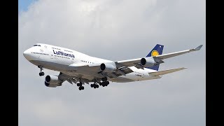 LUFTHANSA ECONOMY CLASS  VANCOUVER → FRANKFURT  LH 493  B747400 [upl. by Koressa]