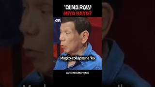 DI NA RAW NIYA KAYA Duterte PHVote election [upl. by Tlevesoor]