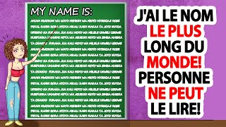 Jai le Nom le Plus Long du Monde PERSONNE ne Peut le Lire [upl. by Elburt]