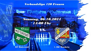 Verbandsliga Frauen KV Mutterstadt  1 SKC Monsheim [upl. by Haag]